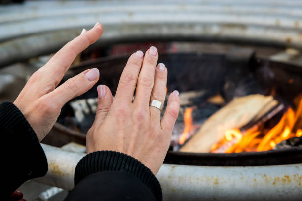 Warming up in Montreal's Christmas market