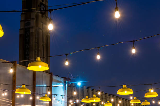 istock Illuminated Montreal's Christmas market 1079323906