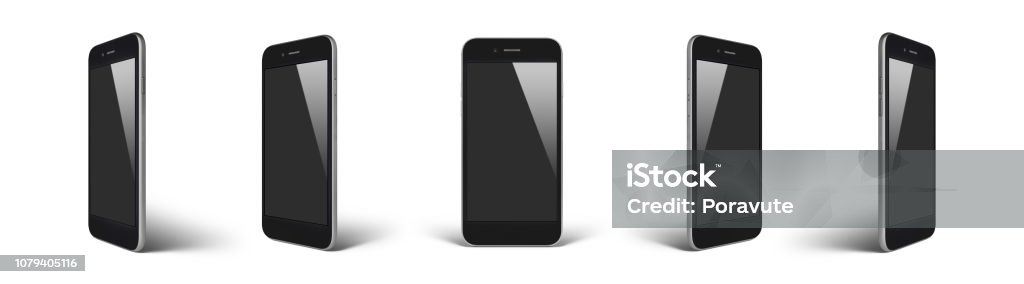 分離された空の画面スマート フォンの観点概念 - スマートフォンのロイヤリティフリーストックフォト