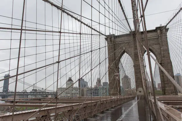 Puente de Brooklyn, New York City, USA.