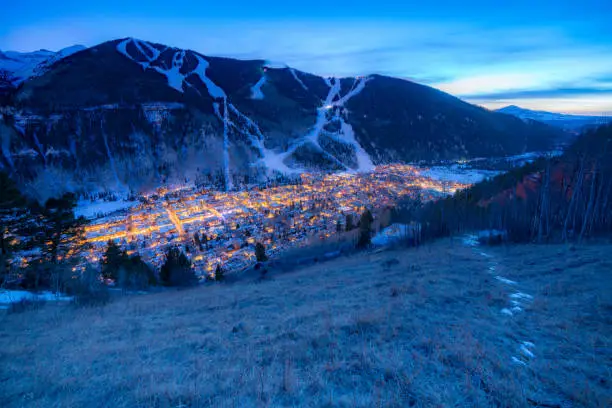 Photo of Telluride at Dusk