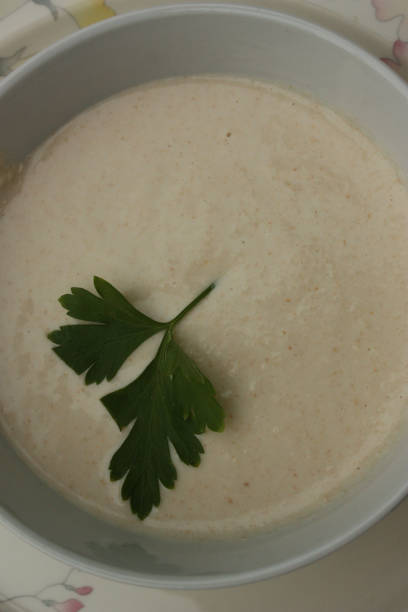 istock Homemade garlic soup  Meals served 1079443126