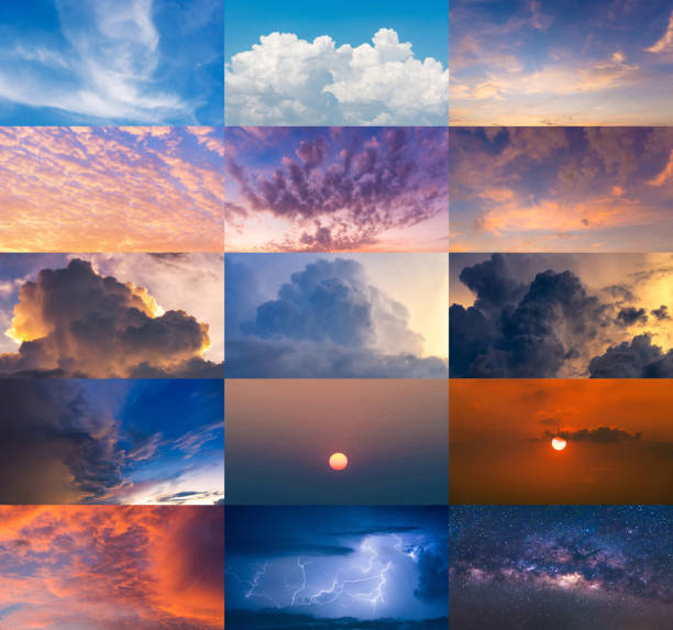 istock Beautiful view of Nature sky background collection 1079448056