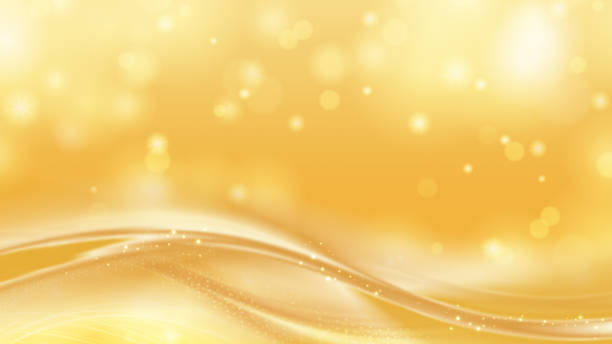 роскошный фон - gold confetti star shape nobody стоковые фото и изображения