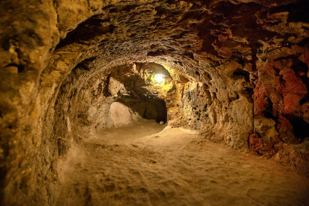 istock Ancient underground city of Derinkyu 1079471722