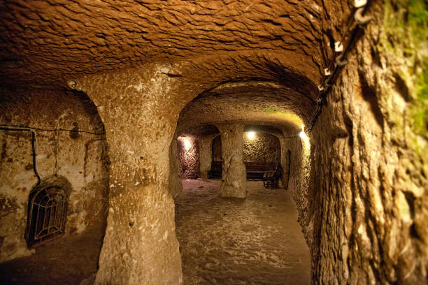 istock Ancient underground city of Derinkyu 1079471960