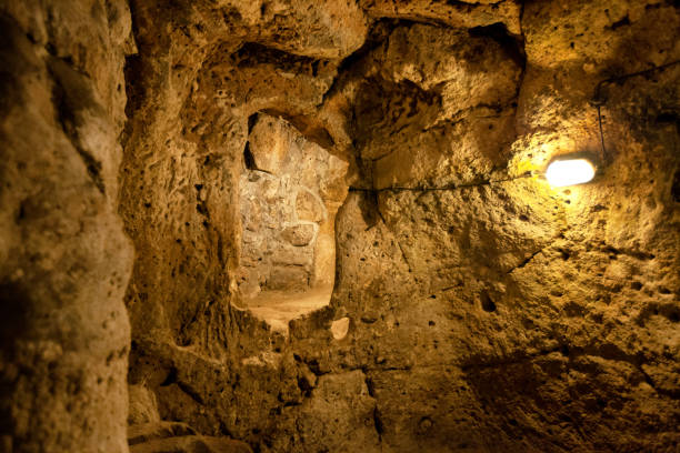 istock Ancient underground city of Derinkyu 1079473206