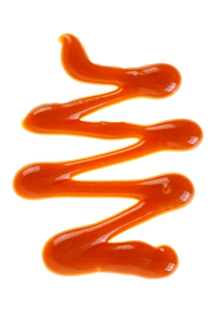 istock Caramel sauce isolated on white background 1079486910