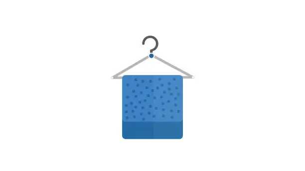 Vector illustration of Cloth Hanger icon