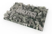 schwarzen-wei%C3%9Fe-b-w-3d-rendering-hi