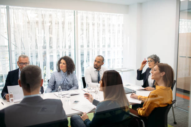 istock Business people Having Meeting in a Conference Room 1079523032