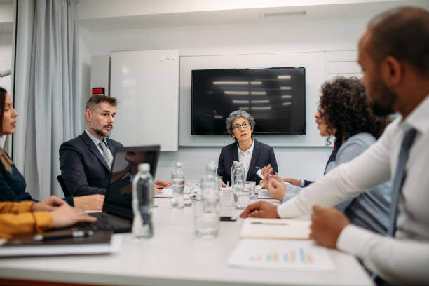 istock Business people Having Meeting in a Conference Room 1079523320