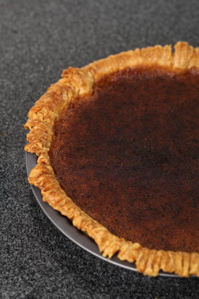 istock Freshly baked tart. Making Cider Pie Series. 1079532400