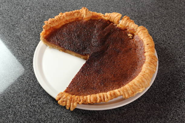 istock Dessert ready to eat. Making Cider Pie Series. 1079532796