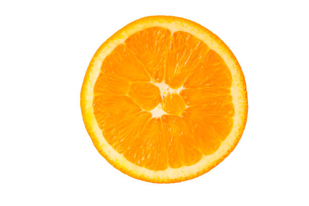 istock Juicy fresh orange isolated on white background 1079539678