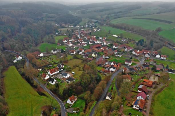 istock Asmushausen in Hesse from the air 1079546148