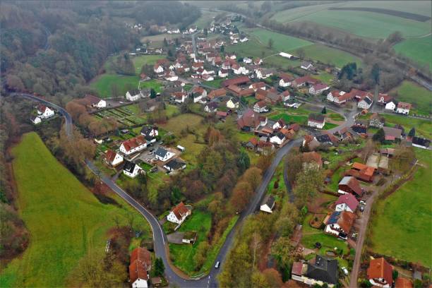 istock Asmushausen in Hesse from the air 1079546150