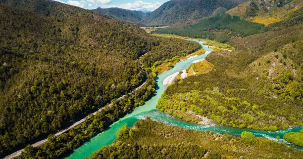 Buller river, Gowan Valley, Tasman District, South Island, New Zealand.