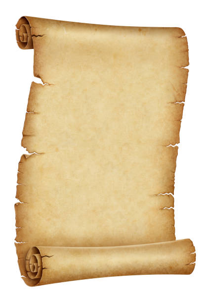 Old Scroll Paper Illustration Stock Illustration - Download Image
