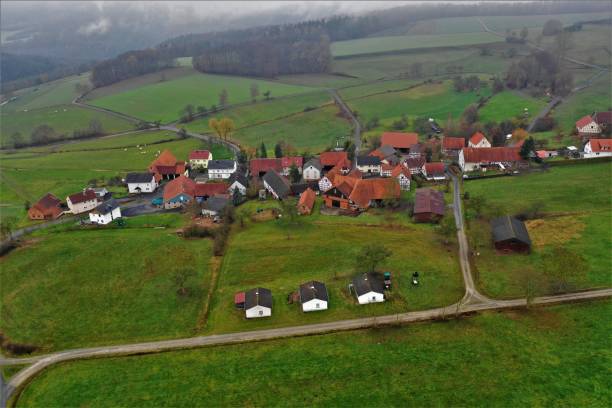 istock Unterstoppel (Hesse) from the air 1079554208