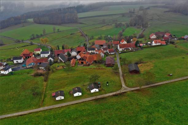 istock Unterstoppel (Hesse) from the air 1079554222