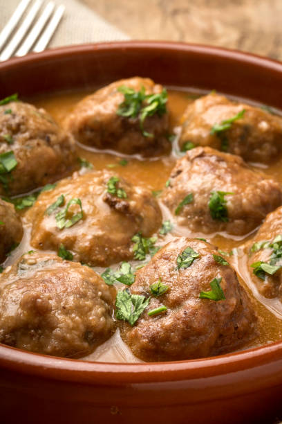 istock Homemade Albondigas with Spanish sauce 1079557930