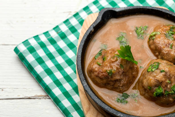 istock Homemade Albondigas with Spanish sauce 1079558032