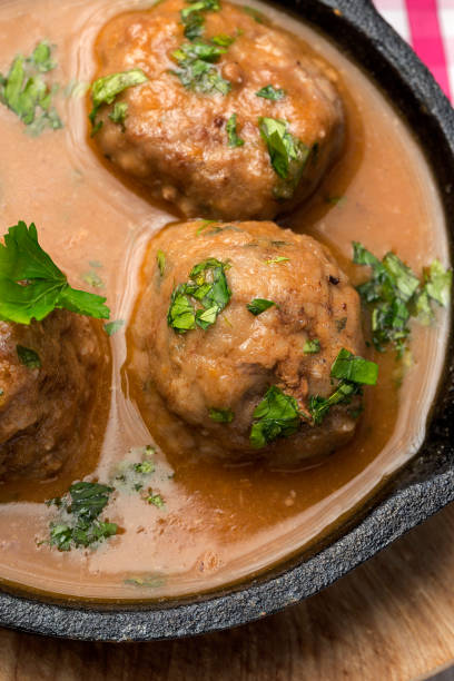 istock Homemade Albondigas with Spanish sauce 1079558080