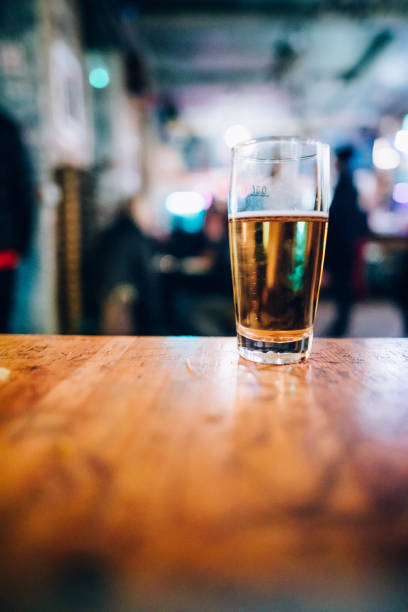 istock A cold beer pint on the bar counter 1079576214