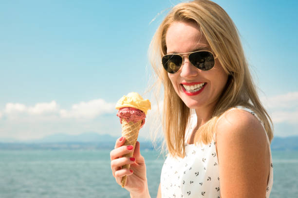 istock young beautiful woman on the water 1079576810