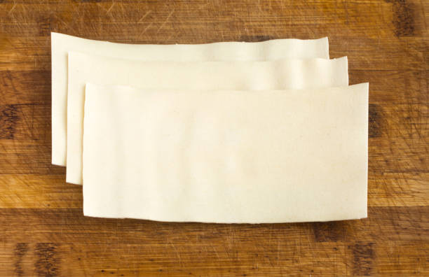 istock Heap of Uncooked Lasagna Sheets or Dry Italian Pasta 1079582492