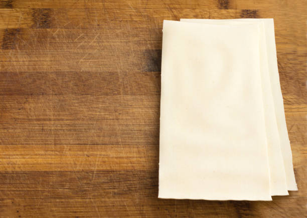 istock Heap of Uncooked Lasagna Sheets or Dry Italian Pasta 1079582520
