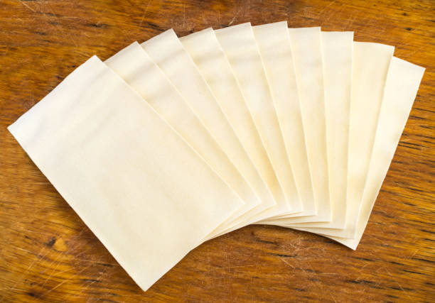 istock Heap of Uncooked Lasagna Sheets or Dry Italian Pasta 1079582550
