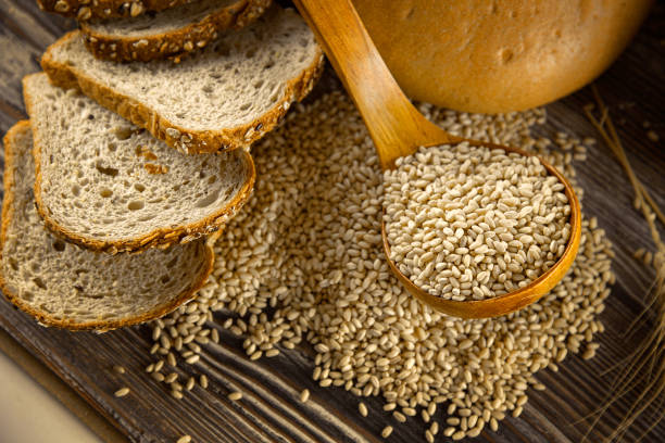 istock Delicious Fresh Bread Food Concept 1079598366