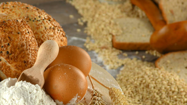 istock Delicious Fresh Bread Food Concept 1079603896