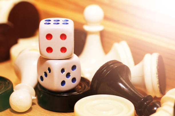 istock A pair white of dice and chess 1079630238