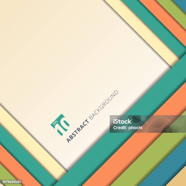 Multiple Rectangles Layer Template Abstract Geometric Colorful Rectangles Overlapping Layer With ...