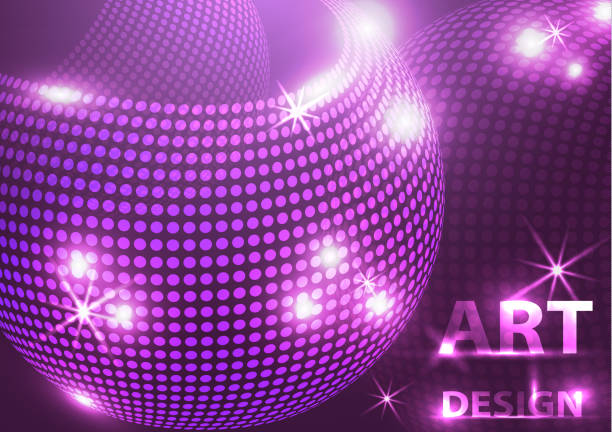 istock Abstract sparkling background of small colorful circles with sparks of light. Vector illustration 1079634536