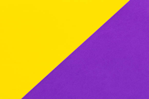 istock Color Trends background. Yellow purple abstract geometric background. 1079634646