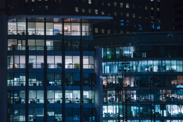 istock Office building - skyscraper, working meeting concept - PBBC 1079635046