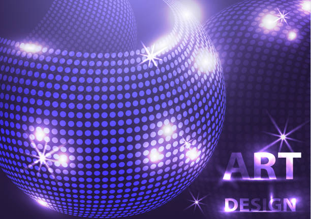 istock Abstract sparkling background of small colorful circles with sparks of light. Vector illustration 1079635382