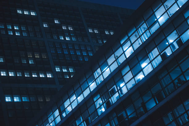 istock Office building - skyscraper, working meeting concept - PBBC 1079635628