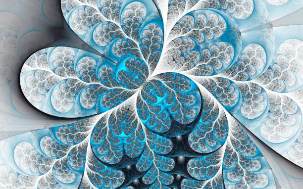 istock Multicolored fractal pattern as ornament. Fractal art. 1079639178