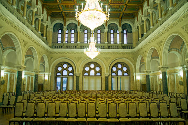 istock Beautiful marble hall of Chernivtsi University 1079650558