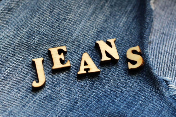 istock Wooden letters and jeans 1079655160