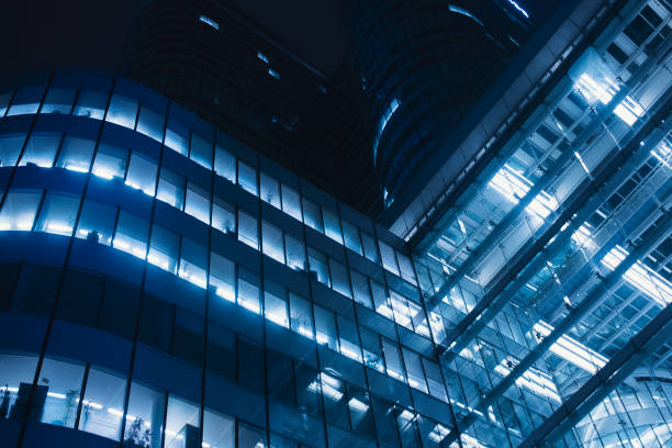 istock Office building - skyscraper, working meeting concept - PBBC 1079656360