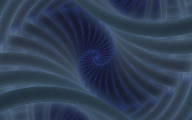 istock Abstract textured spiral 3d ornament. Fractal texture. For invitations, notebook covers, phone case, postcards, cards, Puzzle 1079658144