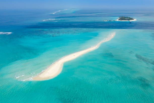 istock Sandbar with Islands, Maldives 1079658164
