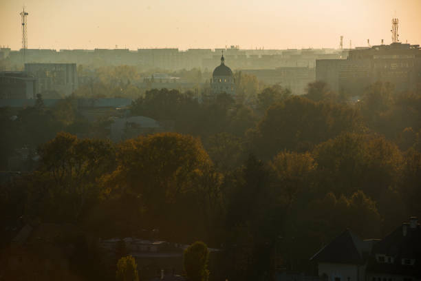 istock Autumn in Bucharest -from above 1079658492