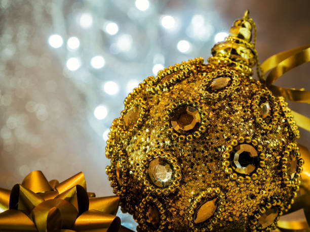 istock Christmas tree toys with blurred, sparkling and fairy background 1079660118